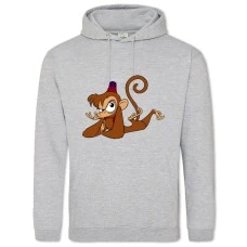 Hoodie with Print Aladdin Abu Pet - 2XL grey