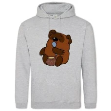 Hoodie with Print Winnie The Pooh Sweet Tooth - 2XL grey
