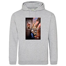 Hoodie with Print Zootopia Judy Laverne Hopps - 2XL grey