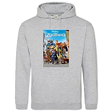Hoodie with Print Zootopia Universe - 2XL grey