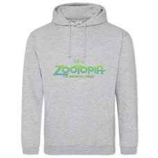 Hoodie with Print Zootopia Logo - 2XL grey