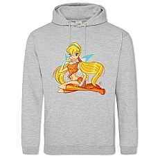 Hoodie with Print Winx Club Stella - 2XL grey