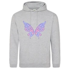 Hoodie with Print Winx Club Wings - 2XL grey