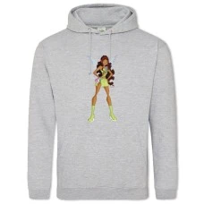 Hoodie with Print Winx Club Princess Layla - 2XL grey