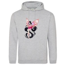 Hoodie with Print Winx Club Musa Print - 2XL grey