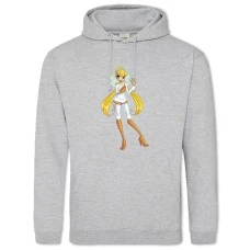 Hoodie with Print Winx Club Stella In White - 2XL grey
