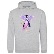 Hoodie with Print Winx Club Musa Girl - 2XL grey
