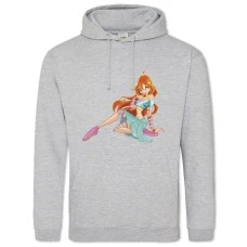 Hoodie with Print Winx Club Bloom - 2XL grey