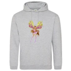 Hoodie with Print Winx Club Flora With Wings - 2XL grey