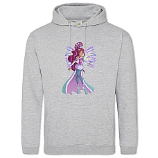 Hoodie with Print Winx Club Little Princess - 2XL grey