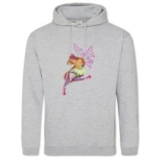 Hoodie with Print Winx Club Beautyful Flora - 2XL grey