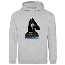 Hoodie with Print Bojack Horseman Main Theme - 2XL grey