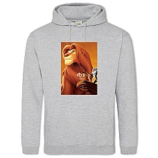 Hoodie with Print The Lion King All Characters - 2XL grey