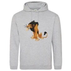 Hoodie with Print The Lion King Shram - 2XL grey