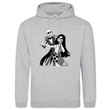 Hoodie with Print The Nightmare Before Christmas Dance - 2XL grey