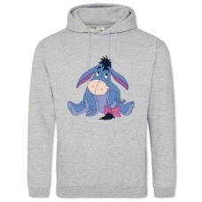 Hoodie with Print Winnie-The-Pooh Donkey - 2XL grey