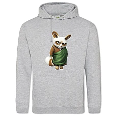 Худи с принтом Кунг Фу Панда Учитель - 2XL серый
