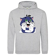 Hoodie with Print Buttermilk Cat Matroskin Hero - 2XL grey