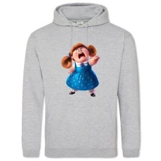 Hoodie with Print The Nut Job Girl - 2XL grey