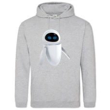 Hoodie with Print Wall-E Robot Eva - 2XL grey