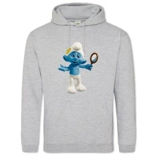 Hoodie with Print The Smurfs Funny Smurf - 2XL grey