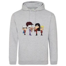 Hoodie with Print The Incredibles Cartoon Version - 2XL grey