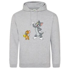 Hoodie with Print Tom And Jerry Heroes - 2XL grey