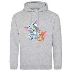 Hoodie with Print Tom And Jerry Little Heroes - 2XL grey