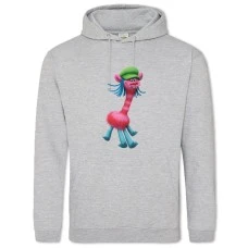 Hoodie with Print Trolls Cooper - 2XL grey