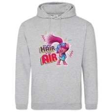 Hoodie with Print Trolls Put Your Hair In The Air - 2XL grey