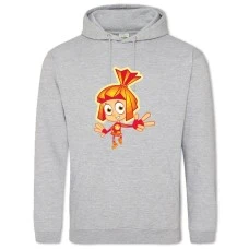 Худи с принтом Фиксики Симка - 2XL серый