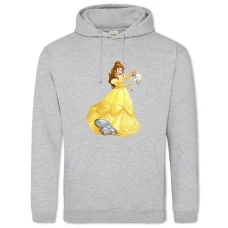 Hoodie with Print Disney Belle - 2XL grey