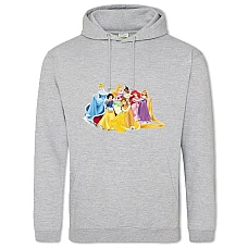 Hoodie with Print Disney Princess - 2XL grey