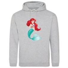 Hoodie with Print Disney Ariel - 2XL grey