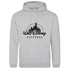 Hoodie with Print Disney Logo - 2XL grey