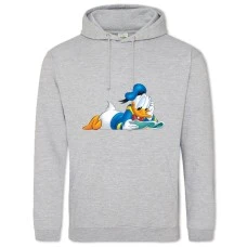 Hoodie with Print Disney Donald Fauntleroy Duck - 2XL grey