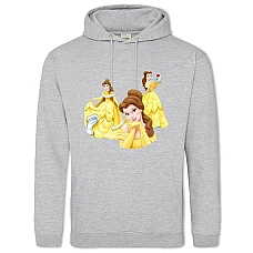 Hoodie with Print Disney Belle Princess - 2XL grey
