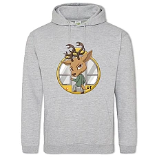 Hoodie with Print Beastars Louis - 2XL grey