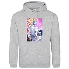 Hoodie with Print Beastars Heroes - 2XL grey