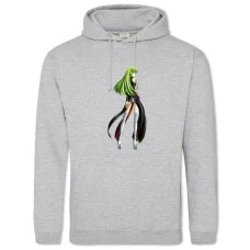 Hoodie with Print Code Geass C2 - 2XL grey