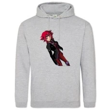Hoodie with Print Code Geass Kallen Hero Girl - 2XL grey