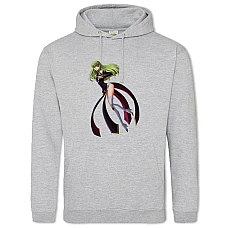 Hoodie with Print Code Geass C2 Girl Hero - 2XL grey