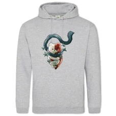 Hoodie with Print Danganronpa Ninja Monokuma - 2XL grey