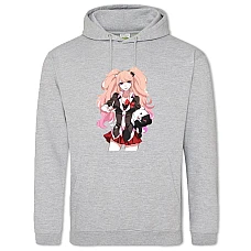 Hoodie with Print Danganronpa Junko Enoshima Hero - 2XL grey