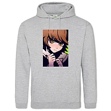 Hoodie with Print Danganronpa Chihiro Fujisaki - 2XL grey