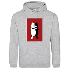 Hoodie with Print Danganronpa Monokuma Hero - 2XL grey