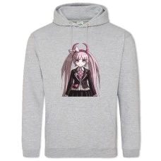 Hoodie with Print Danganronpa Kotoko Utsugi - 2XL grey