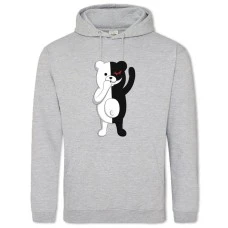 Hoodie with Print Danganronpa Hero Monokuma - 2XL grey