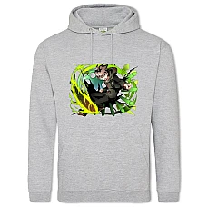 Hoodie with Print Danganronpa Battle Hero - 2XL grey