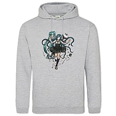 Hoodie with Print Danganronpa Tsumugi Shirogane - 2XL grey